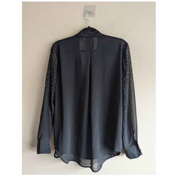 Melanie Lyne Woven blouse with jewel embellishments - Picture 7 of 10